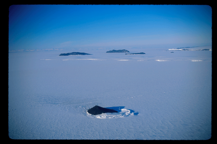 Islands frozen in time